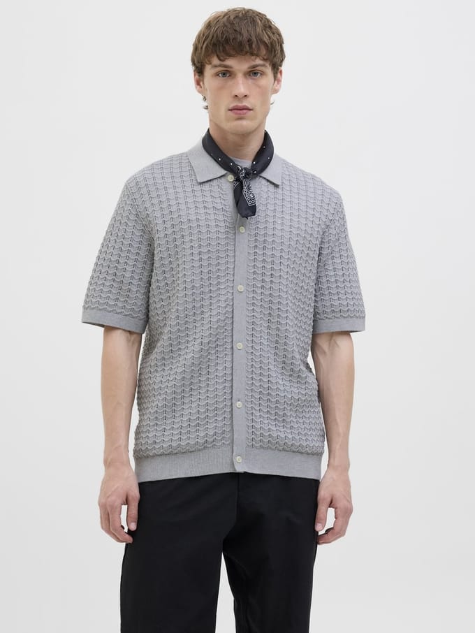 Jack & Jones Gebreide overhemd Gebreide overhemd