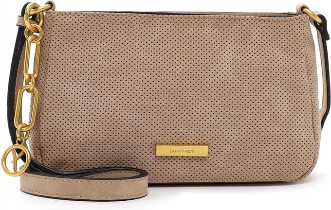 SURI FREY Schoudertas Romy May Handbag with Zipper Taupe