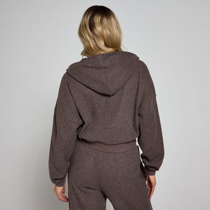 MP zachte hoodie met doorritssluiting voor dames - Chocoladebruin - M