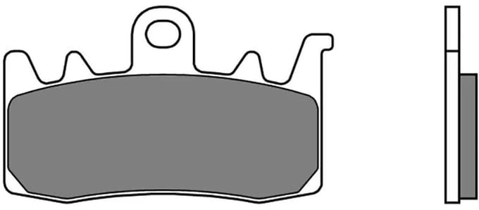 Brembo 07bb3884 Gesinterde Remblokken Zilver