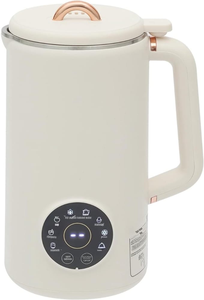 SAVI® Sojamelkmaker – Soepmaker – Melkmachine – Crèmewit - 15cmx 15cm x 29cm