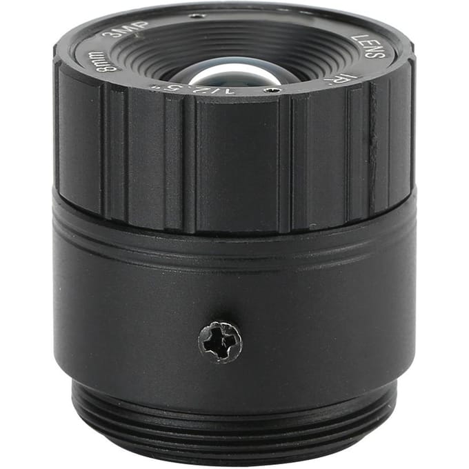 Objectif de caméra 8 mm Focale 3MP Haute Définition Sécurité CCTV Surveillance gray