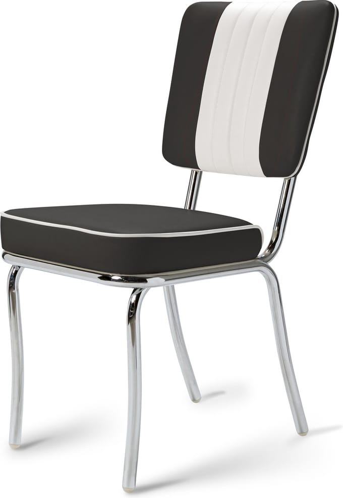 Bel Air Retro Eetkamerstoel CO-24 Zwart