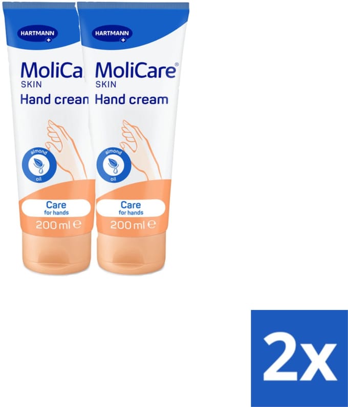 2 x Hand Cream Molicare Skin Moisturizing (2 x 200 ml)