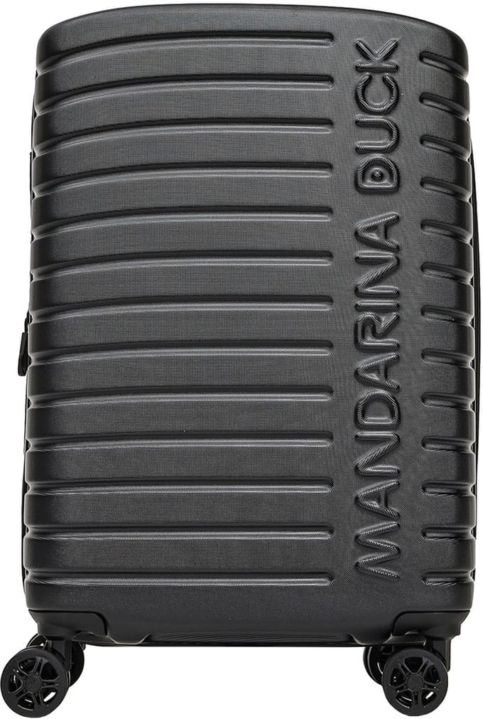 MANDARINA DUCK Flyduck Expandable Cabin Trolley Black Zwart 55cm