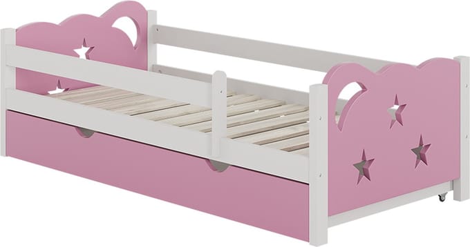 Vitalispa Jessica Kinderbed – 80x160 cm met lade, zonder matras Roze