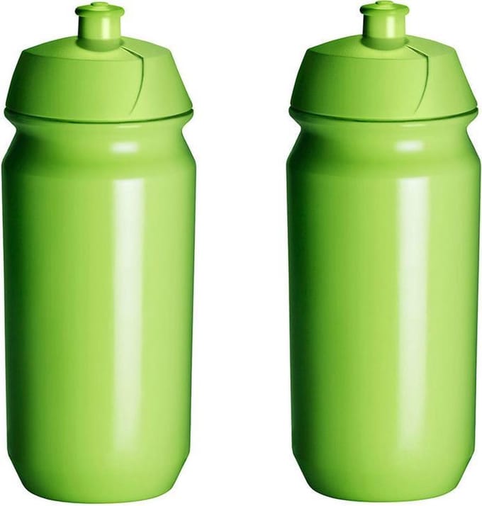 2 x Tacx Shiva Bidon - 500 ml - Groen - Drinkbus