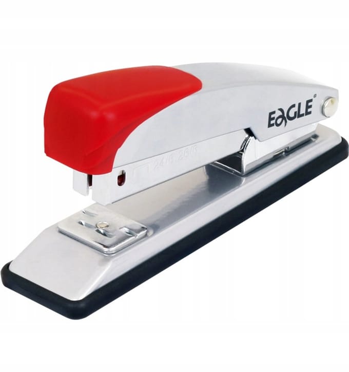 Eagle 205 Bureau Zszywacz - Metaal, Rood, 20 Vel