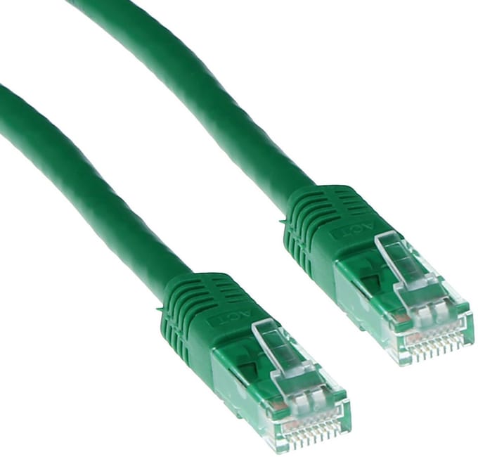 ACT Groene 2 meter U/UTP CAT5E patchkabel met RJ45 connectoren IB5702