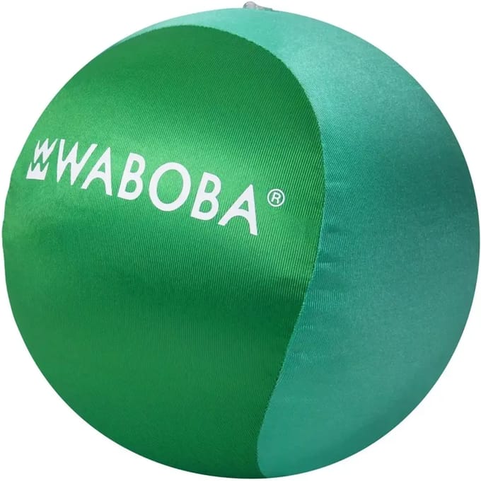 Waboba strandbal XL - Groene opblaasbare bal 14 inch diameter.