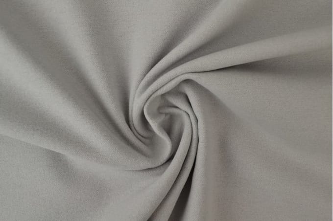 Molton stof - Zilvergrijs - 1 meter - Per meter - 150cm breed