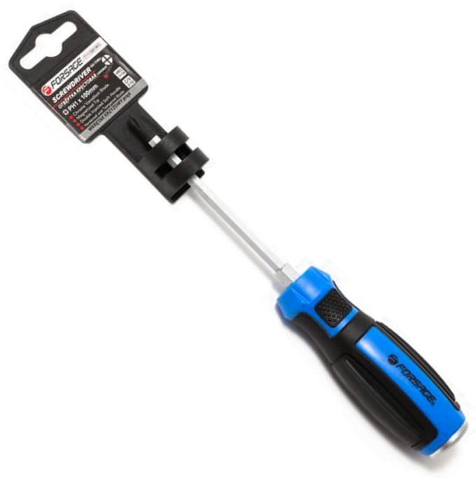 Forsage F-7111002MS - Kruiskopschroevendraaier - PH2 x 100 mm - CR-V Staal - Ergonomisch Design