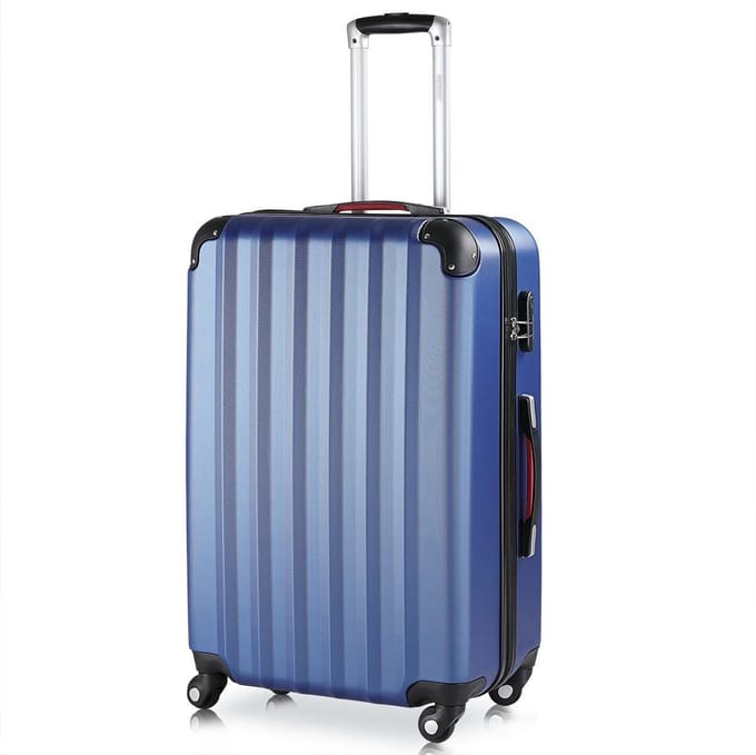 Reiskoffer Baseline Blauw XL ABS