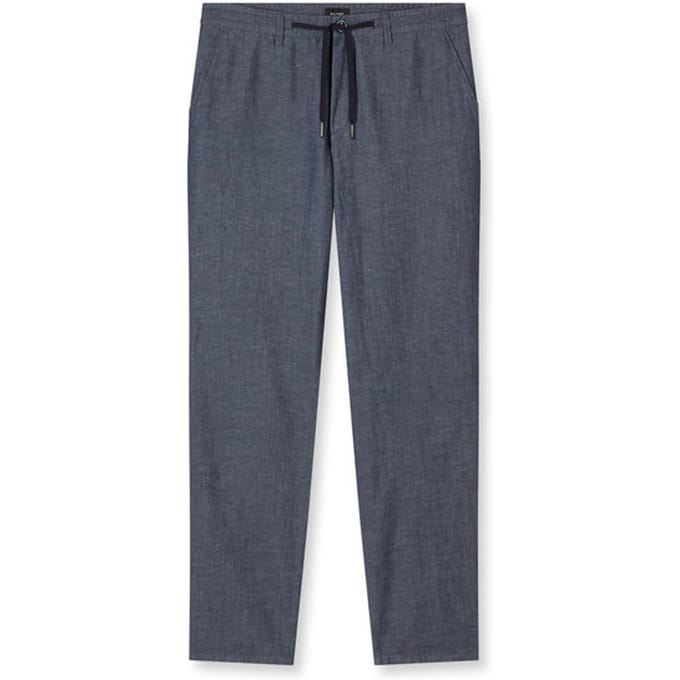 OLYMP Chino, Tapered Fit, Nachtblauw