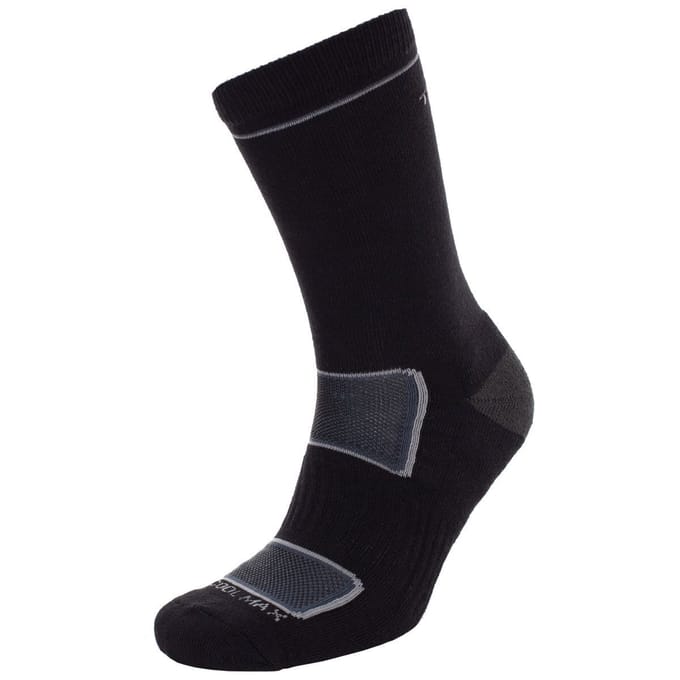 Trespass Heren Rizzle Eco Sokken (Zwart)