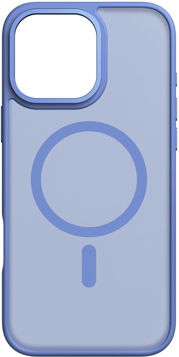 White diamonds hoesje geschikt voor Iphone16 Pro Max - Hybrid case - Blauw