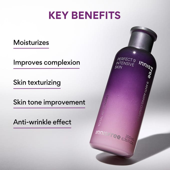 Innisfree Perfect 9 Intensieve Huid 200ml AUTHENTIEKE WINKEL black