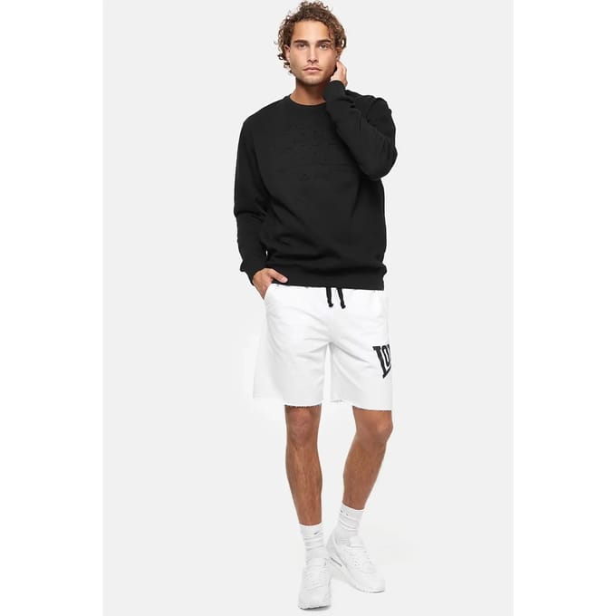 Lonsdale Duisky Rundhals Sweatshirt normale Passform Black-L