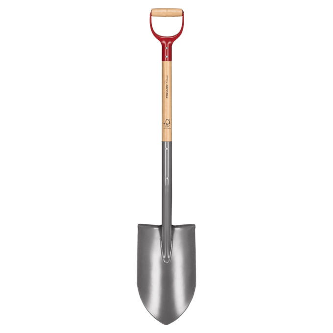 Fiskars Classic Pro Spade Spits Grijs FSC