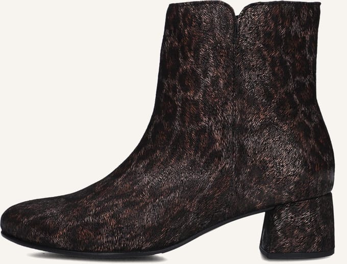 Gabor 680.3 Enkellaarsjes - Enkelboots met rits - Dames - Bruin - Maat 43