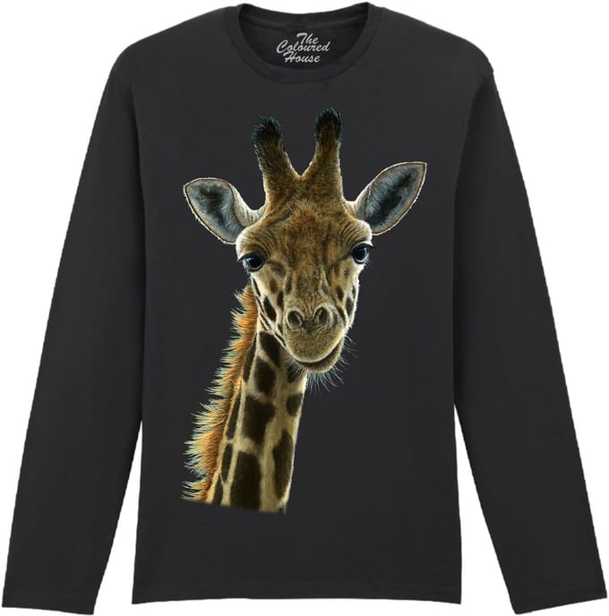 Giraffe Beauty The Coloured House Longsleeve T-shirt M