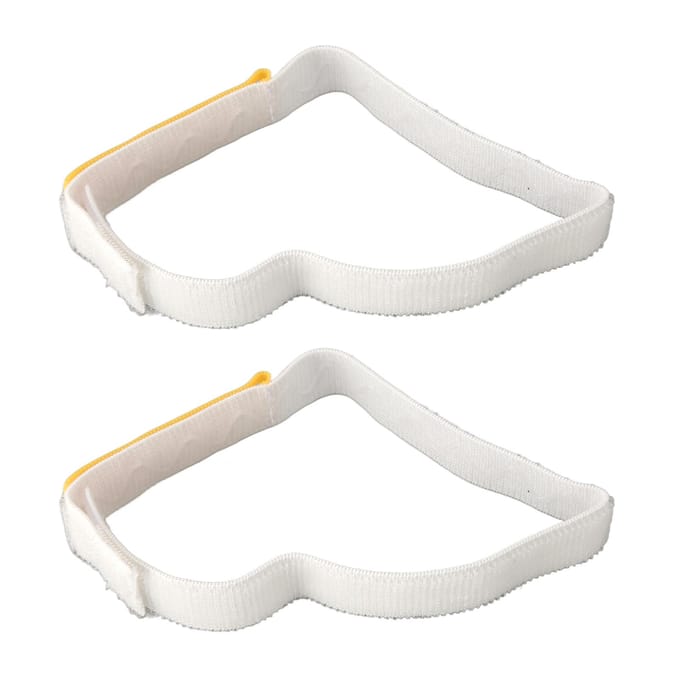 2 stuks Katheter Stabilisatie Houder Verstelbare Katheter Fixatietape Urinekatheter Beenband white