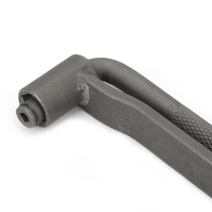 Clé à douille hexagonale carrée, outil de réparation (10 mm hexagonal 3,5 mm carré) gray