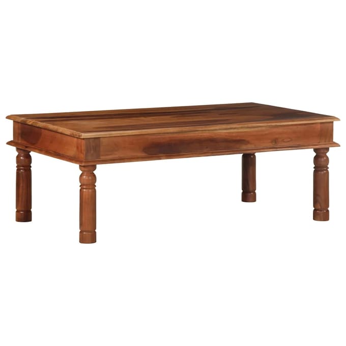 vidaXL - Salontafel - 110x60x40 - cm - massief - acaciahout