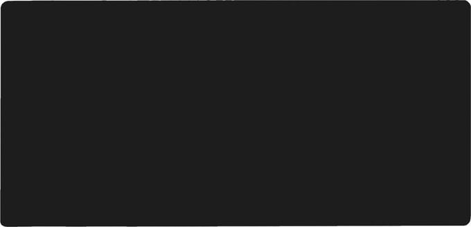 NOOBLU Bureau onderlegger DUBL - 85 x 45 cm - Senso Midnight black