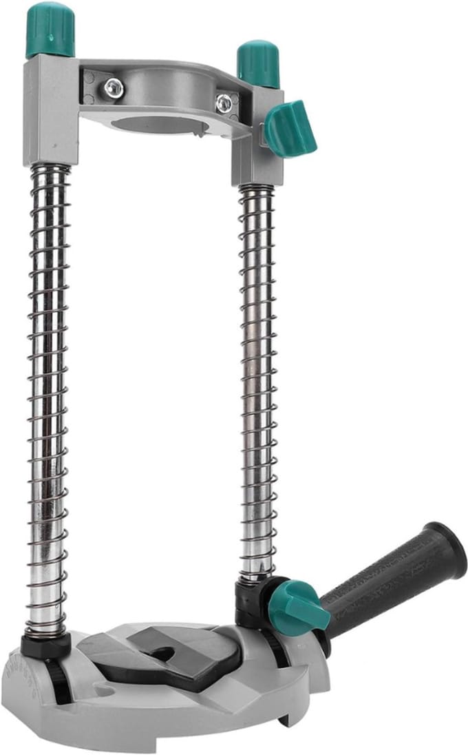 MRKK® Boorstandaard - Kolomboormachine - Boorhulp -Grijs met zilver