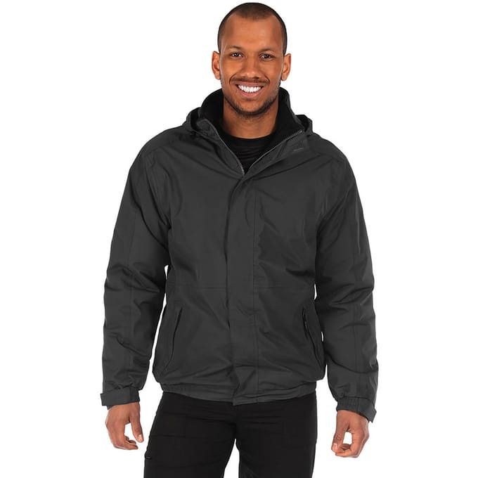 Regatta Heren Dover Waterdicht Windproof Jasje (Zwart/Ash)