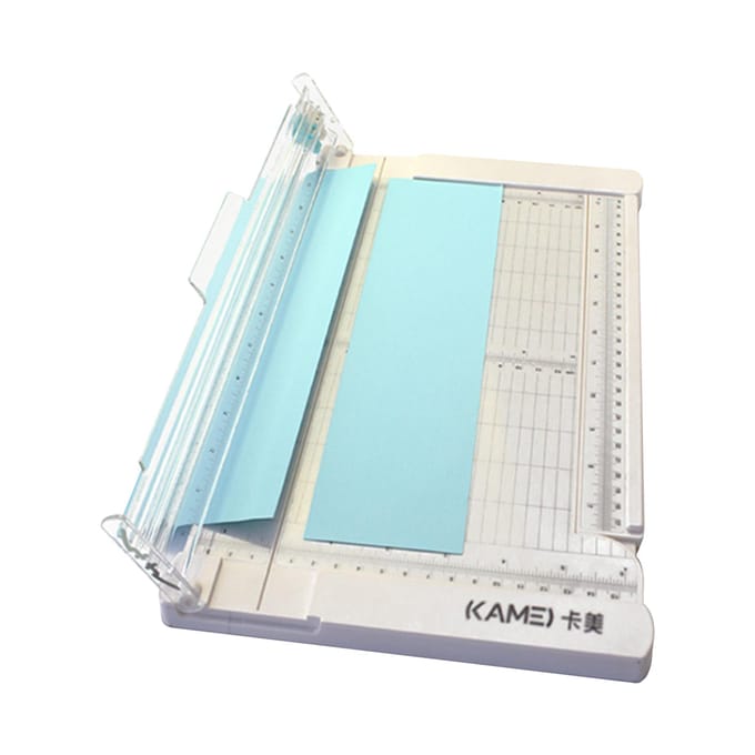 Mini Papiertrimmer Guillotinesnijder 6 Inch (152 mm) Snijlengte desktop papiersnijmachine small size white