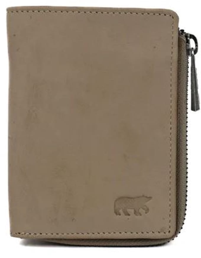 Bear Design Rits Portemonnee Gungun Feather