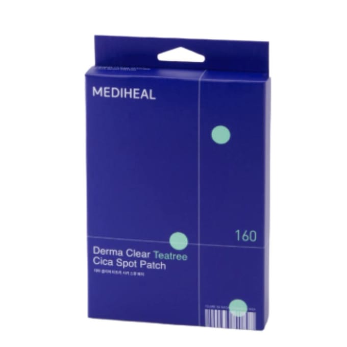 Mediheal Derma Clear Tea Tree Cica Patch Anti-Imperfections Lot de 4 160 Patchs pour le Soin des Imperfections
