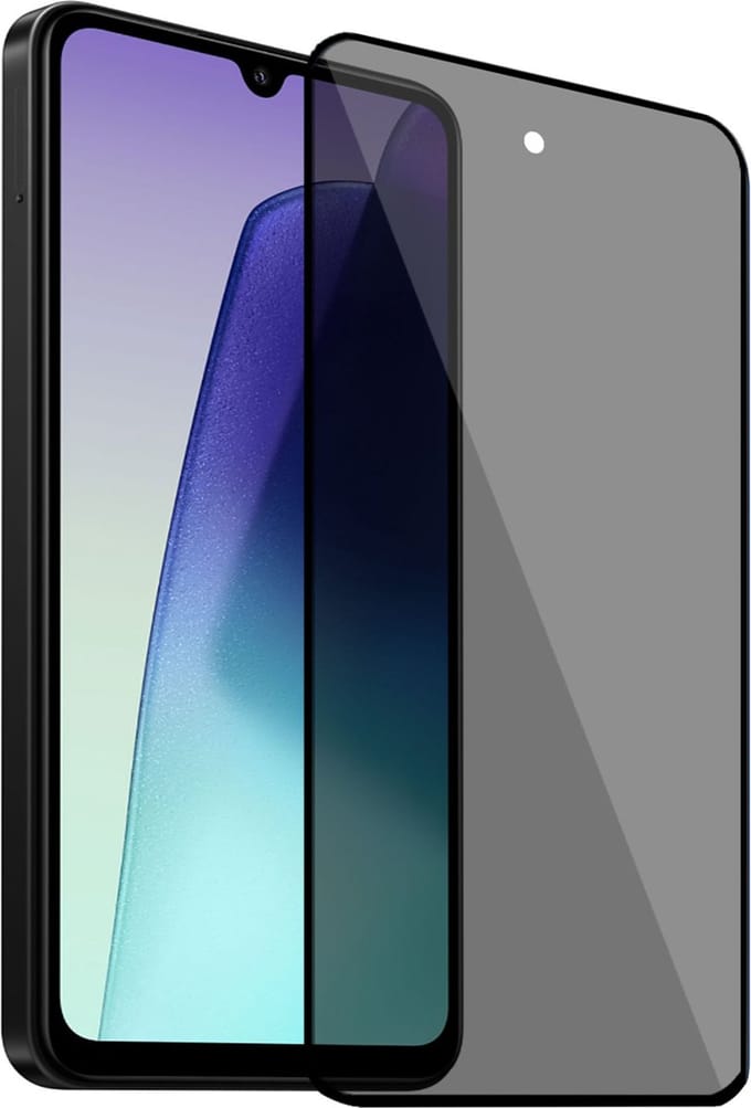 Geschikt voor Xiaomi Redmi 14C - Privacy Screenprotector - Beschermglas - Privé GuardCover