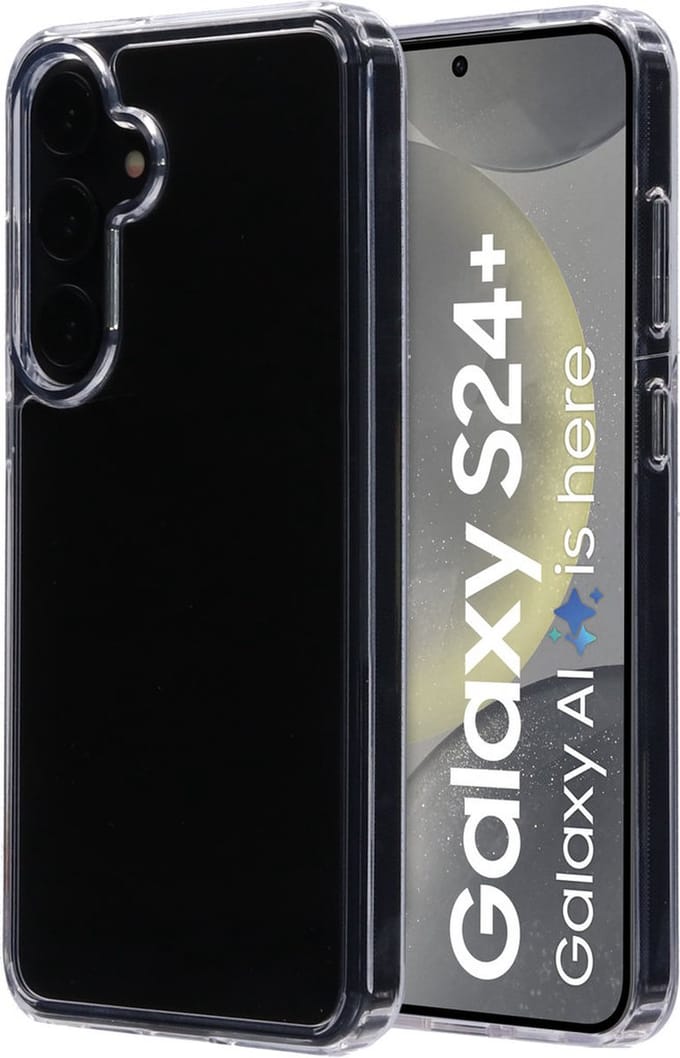 Mobiparts hoesje geschikt voor Samsung Galaxy S24 Plus - Hardcover - Transparant