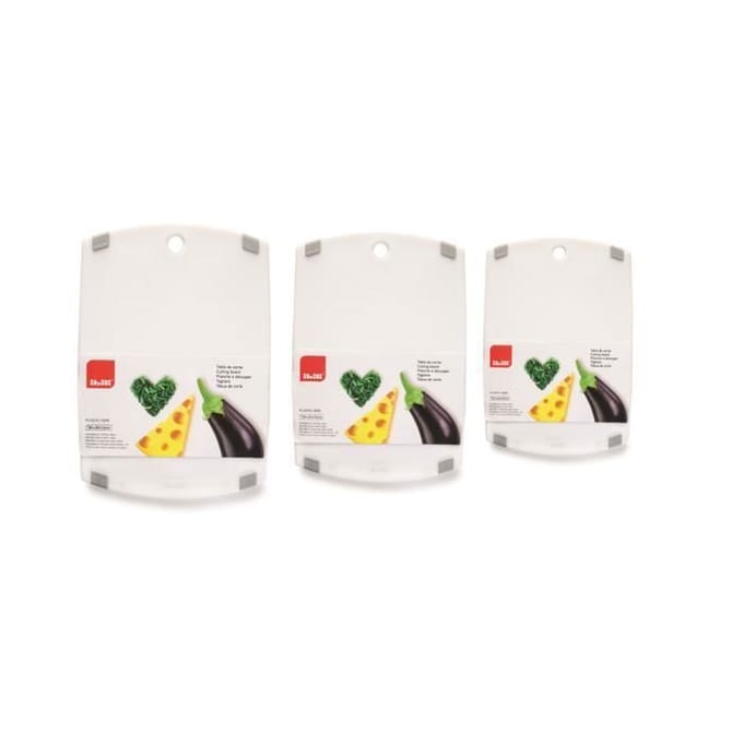 Planche à Découper - IBILI - 749438 - Plastique - 38 x 28 x 1.5 cm - Multi-usages blanc