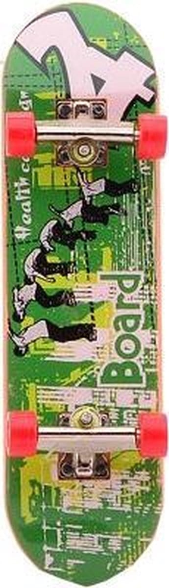 Johntoy Vinger Skateboard Groen 7-delig 9 Cm