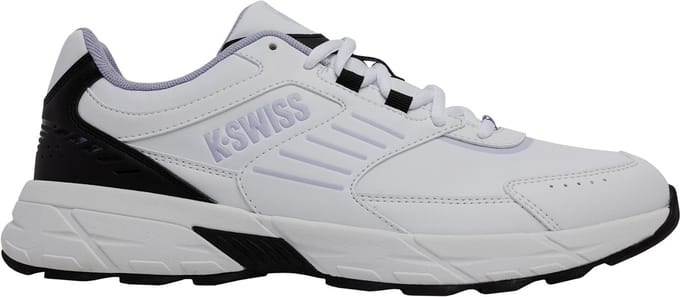 K-Swiss Dames Sneaker Vrijetijdsschoen 94778-124-M White/Black/Lilac