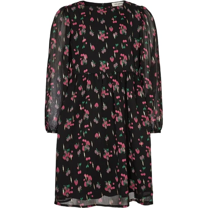 Sofie Schnoor G231244 Meisjes - Jurk - Zwart - Maat 152
