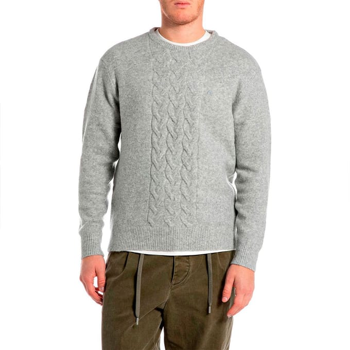 Replay Uk4871.000.g23894 Trui Grijs M