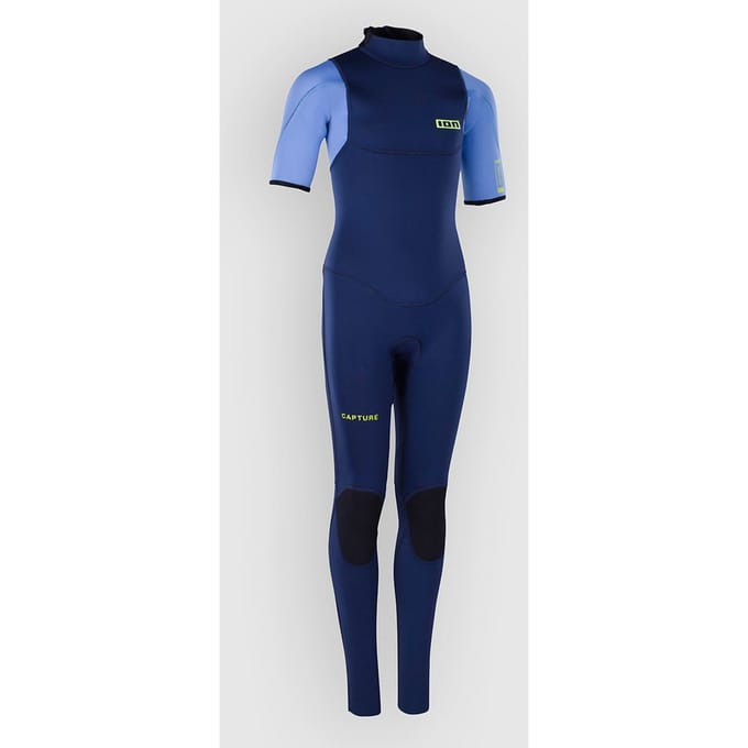 Ion Capture 3/2 Ss Back Zip Kids Wetsuit blauw
