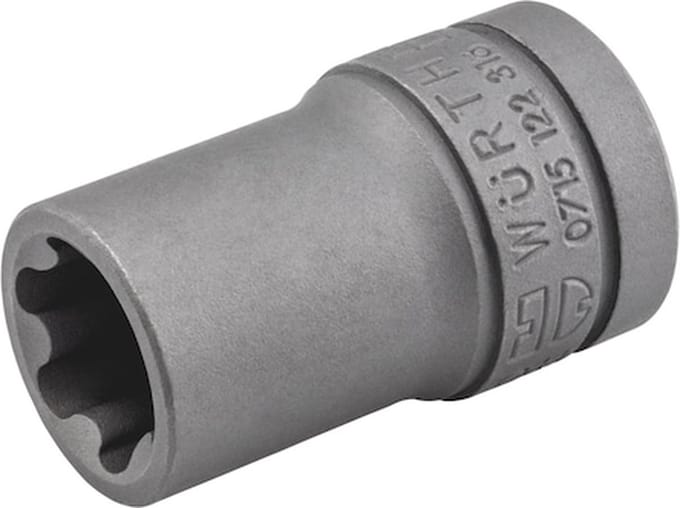 Wurth - 3/8 inch TX-plus dopsleutel - 3/8 inch dopsleutel TX Plus Soort aandrijving Binnenvierkant Aansluiting E14