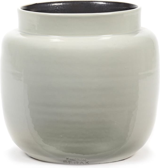 Serax Bloempot Grijs-Licht Grijs D 21 cm H 19 cm