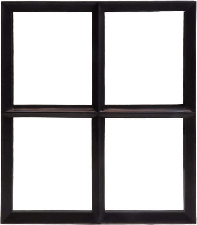 Wovar Stalen Raam Zwart Rechthoek 500 x 600 mm | Per Stuk