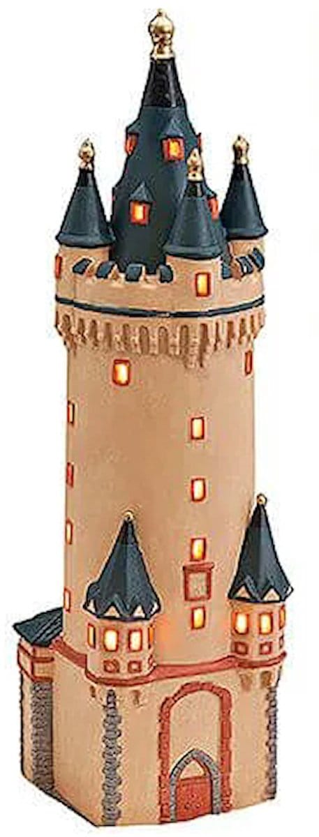 Vuurtoren Antieke -  kerst decoratie - kerst versiering - (33 cm)