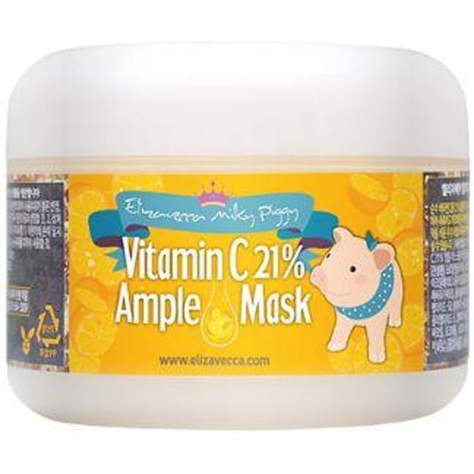 Masque généreux Elizavecca Vitamine C 21% (100g) beige