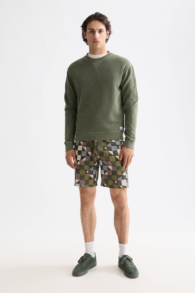 Scotch & Soda G/d Structured Sweatshirt Thyme Taglia: L | Maglioni a maglia Outlet | Uomo