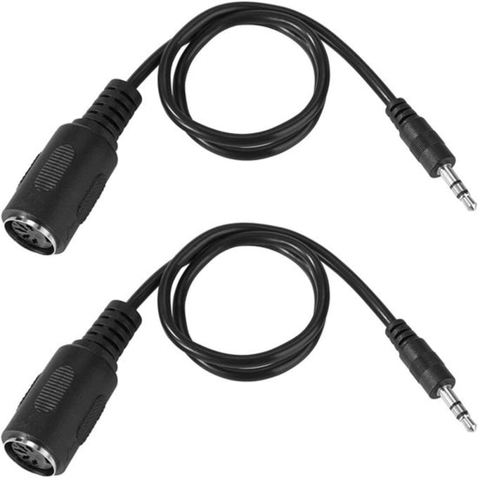 Allecto - Midi naar 3.5mm Adapter - 14 inch Kabel voor Synthesizers