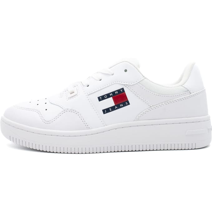 Tommy Hilfiger TJW Retro Basket Essential Dames Sneakers - Wit - Maat 39